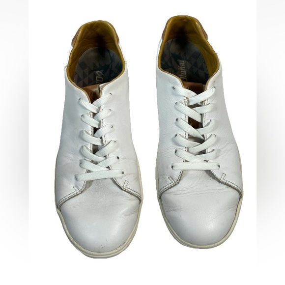 Olukai Lae'ahi li 'ili Leather Sneaker In White Comfort Men’s Sz 9.5 Athliesure - Picture 5 of 14